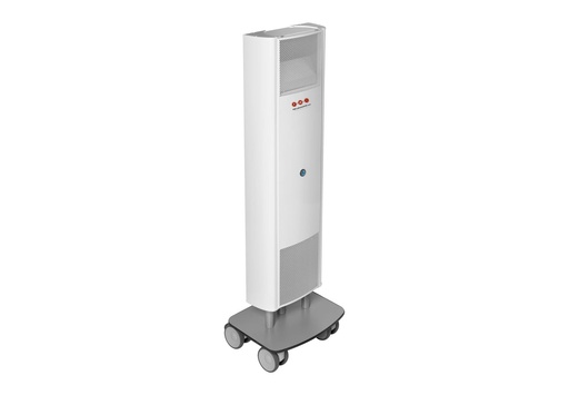 [UV-FAN-UV-FAN-M2/95HP-ST] UV-FAN | Professioneller belüfteter UV-C-Luftreiniger hohe Leistung mit TIOX®-Filterkatalysator | 4-Rad-Ständer | 150m³/h - 2 x 95W - 1230 x 320 x 335mm - IP20